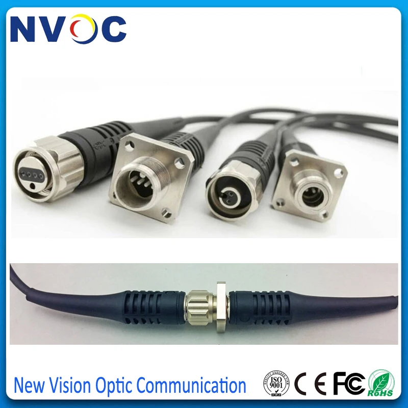 ODC штекер к ODC мужской волоконно-оптический патч-корд, 500 м, SM, 4C, G657A1, 5,0 мм, ТПУ бронированный кабель, ODC круглый тип к ODC круглый волоконный джемпер