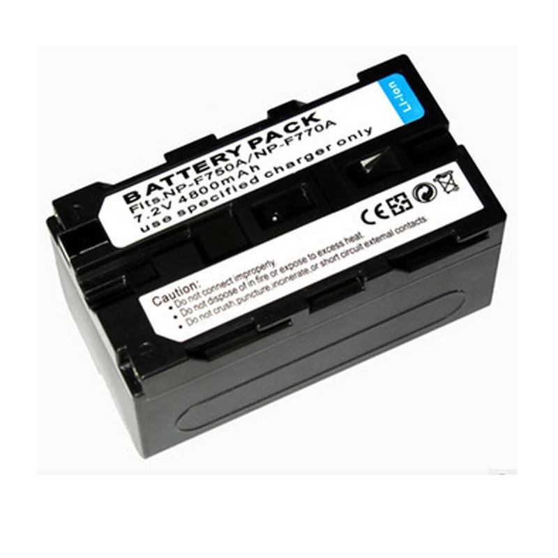 

Cncool 7.2V 4800mah NP-F750 NP-F770 Rechargeable Battery Digital Camera Batteria For Sony NP-F750 NP-F770 Replacement Battery