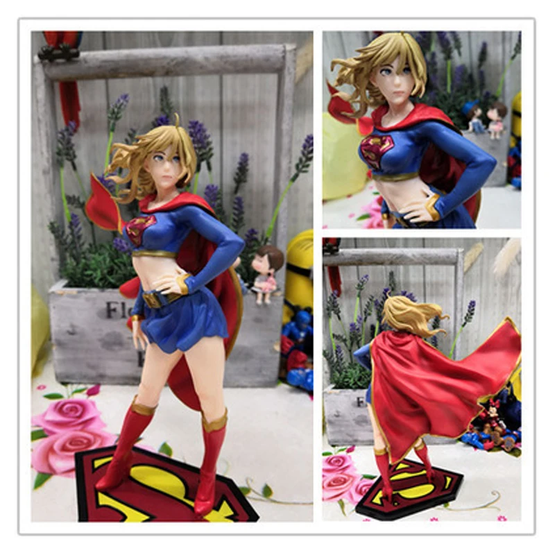 Justice League DC Comics Super Girls Supergirl Figure Doll PVC Action Figure Collection Model Toy G