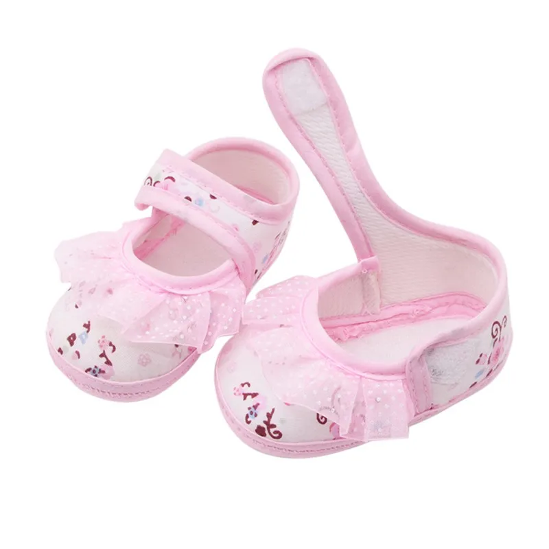 WEIXINBUY Cute Lovely Baby Shoes Toddler First Walkers Cotton Soft Sole Skid-proof Kids infant Shoes Princess Anti-slip Shoes - Цвет: JM0116P