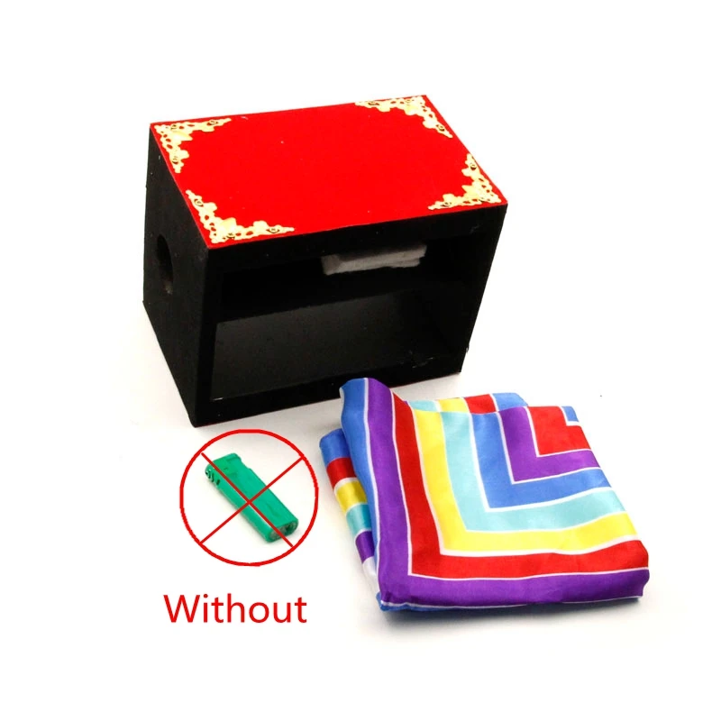 Wholesale Stage Magic Scarves Through Fire Box Magic Tricks Magic