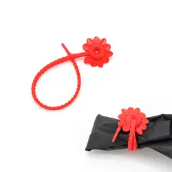 1 шт творческий силиконовый в форме цветка Еда плотная нитка соединитель кабеля инструменты для кухни дома