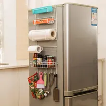 Kitchen Multipurpose Refrigerator Side Storage Rack Nevera Side Shelf rack Organizer Sidewall Fridge Multi-layer Holder