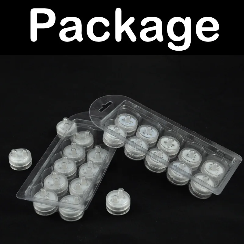 Waterproof double-head LED candle light flameless CR2032 battery powered for wedding Christmas party home decoration   (8)