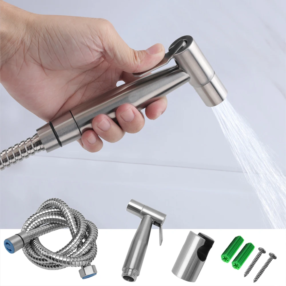 Handheld Toilet Bidet Sprayer Anal Douche Cleaning Kit Bathroom Shower
