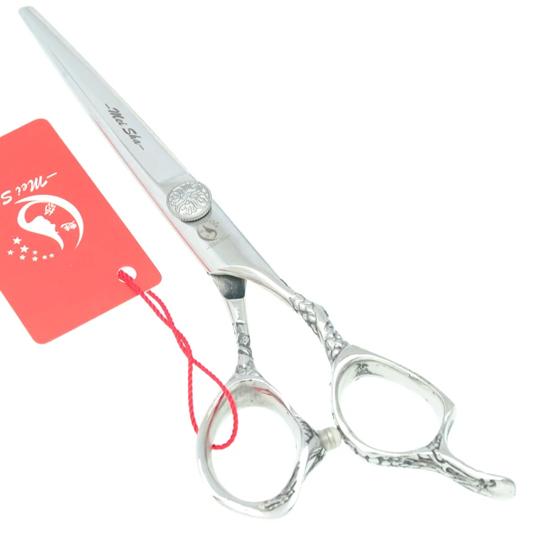 New 6 0Inch Meisha Dragon Handle Professional Safety Hair Cutting Scissors Thinning Hair Shear for Salon 2