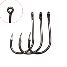 YINGTOUMAN 300 шт./лот 5 H высокий пояс из углеродистой стали крючок с колючими большими отверстиями с крючками смелого типа резкость рыболовные снасти