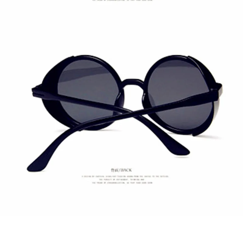 2019 Classic Round Steampunk Sunglasses Men Women Fashion Eye Glasses Brand Designer Retro Vintage Frame Vintage Eyewear
