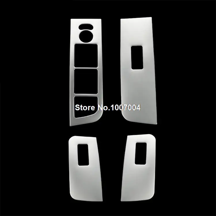 Stainless Steel Car window lifter decoration sticker/ EC7 Glass lifts switch panel sticker car stying for 2014 GEELY EMGRAND EC7