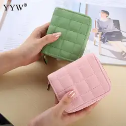 2019 корейский дизайн женский кошелек на молнии кожаный женский кошелек женский розовый красный маленький женский кошелек простой