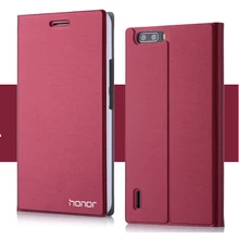 7 Colors Original Brand Flip Leather case Huawei Honor 6 Luxury Mobile Phone Pouch Bags Card Holder Stand cover Huawei Honor6