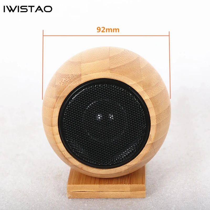 IWISTAO HIFI дрожащий громкоговоритель с корпусом из бамбука 1 пара 20 Вт NdFeB магнит высокочастотная компенсация для полного динамика 1,5 кГц-20 кГц