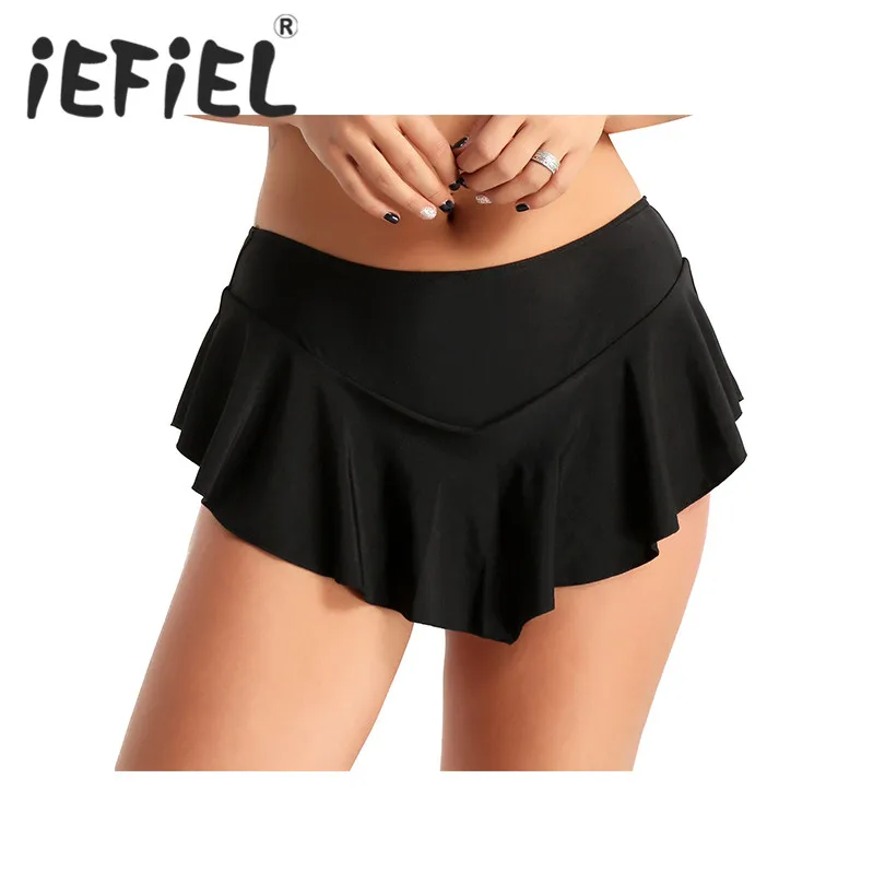 Black and Choice of Color-Attached Brief Details about   Girl/Adult Double Figure Skate Skirt 