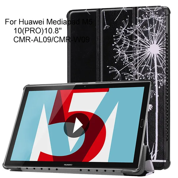 Умный чехол для huawei Mediapad M5 10,8 дюймов PC CMR-AL09/W09 для huawei Mediapad M5 10(PRO) Магнитный Премиум чехол+ подарок - Цвет: HWM510 SY PGY