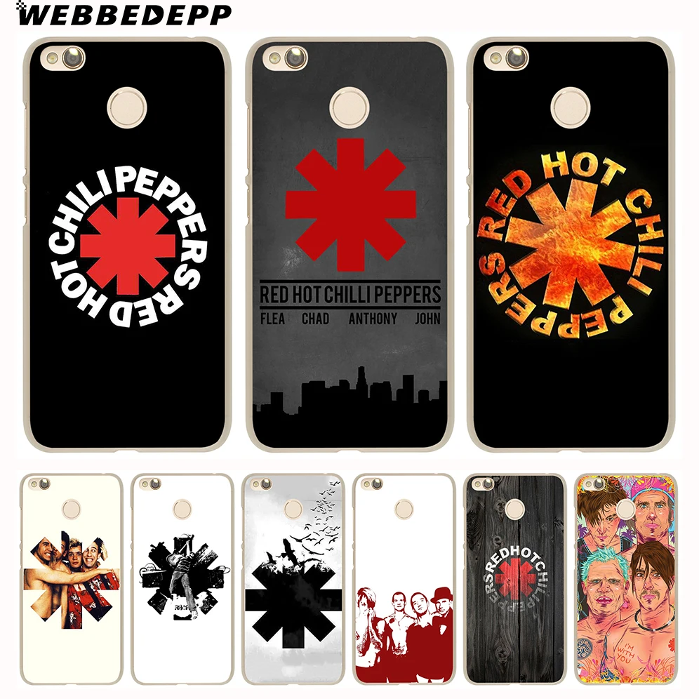 

WEBBEDEPP Rock band Red Hot Chili Peppers Phone Hard Case for Xiaomi Mi 8 9 SE 5S 5X 6X 6 5 Mi A1 A2 Lite F1 Mix 2S MAX 3 Cover