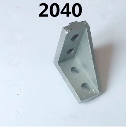 20 шт./лот 2040 угловой фитинг угловой алюминиевый 38x38 L Соединительный кронштейн крепеж подходит для использования 2040 промышленный алюминиевый профиль