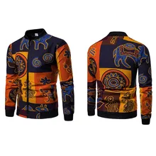 Men's Jacket Fashion Floral Baseball Stand Collar Men's Jacket 2019 New Hip Hop Patchwork Men's Jacket Pilot Jacket Streetwear