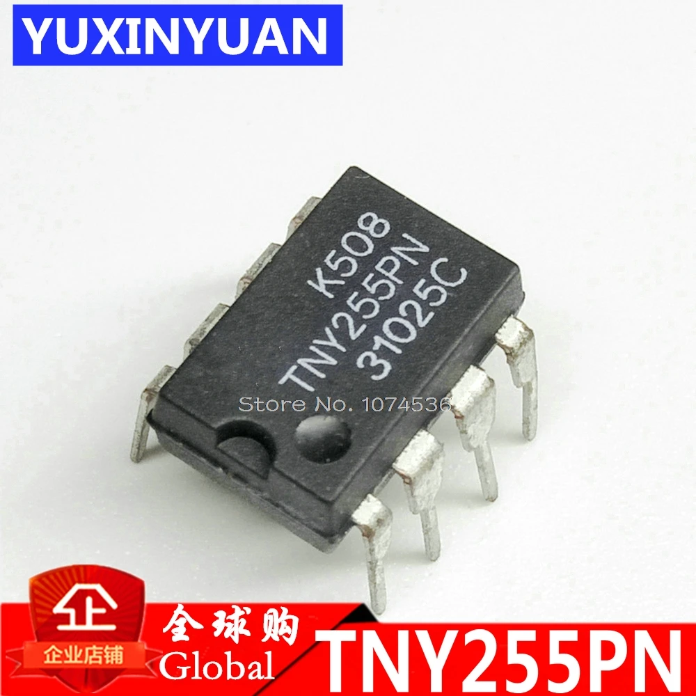 Новый и оригинальный IC 10 шт./лот tny256pn DIP8 tny256p DIP TNY255 Новые подлинные пятна можно