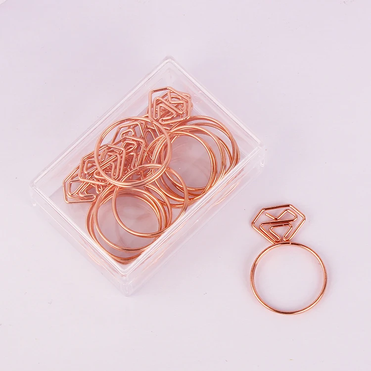 

10pcs/box Lovely Metal Cartoon Animal Paper Clips, Creative Round Clip Bookmarks, Office School Supplies