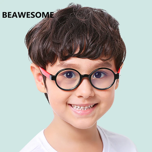 Special Price Anti Blue Light Blocking Filter Reduce Digital Eye Strain Clear Regular Computer Children Glasses Improve Comfort Quality