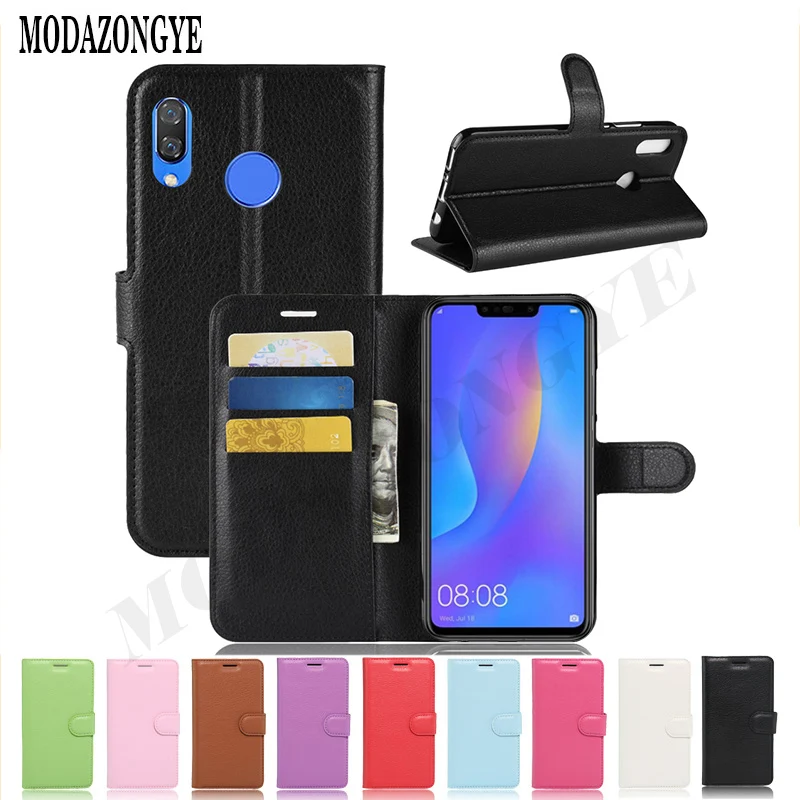 

Huawei P Smart Plus Case Flip Wallet PU Leather Cover Phone Case For Huawei P Smart Plus INE-LX1 INE-LX2 Psmart Plus Case 6.3