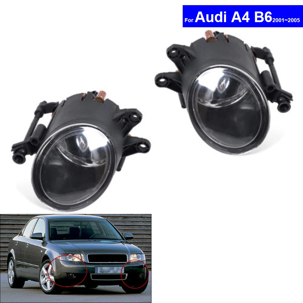 Для Audi A4 B6 2000~ 2005 противотуманный светильник, автомобильная Решетка переднего бампера, фары для вождения, автомобильный противотуманный светильник s, комплект 8E0 941 699/8E0 941 700