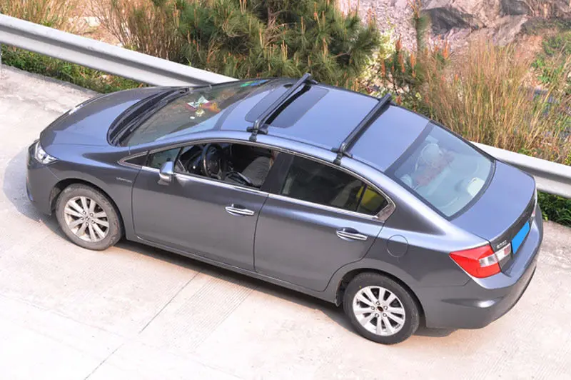 

1Set For Chevrolet Aveo 2010-2016Black Aluminum Roof Rack Cross Bar
