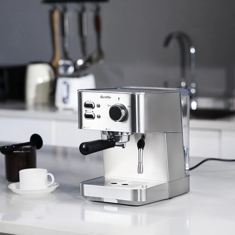 BARSETTO 15 бар давление кофе машина нержавеющая сталь бытовой Эспрессо кофеварка-ЕС Plug