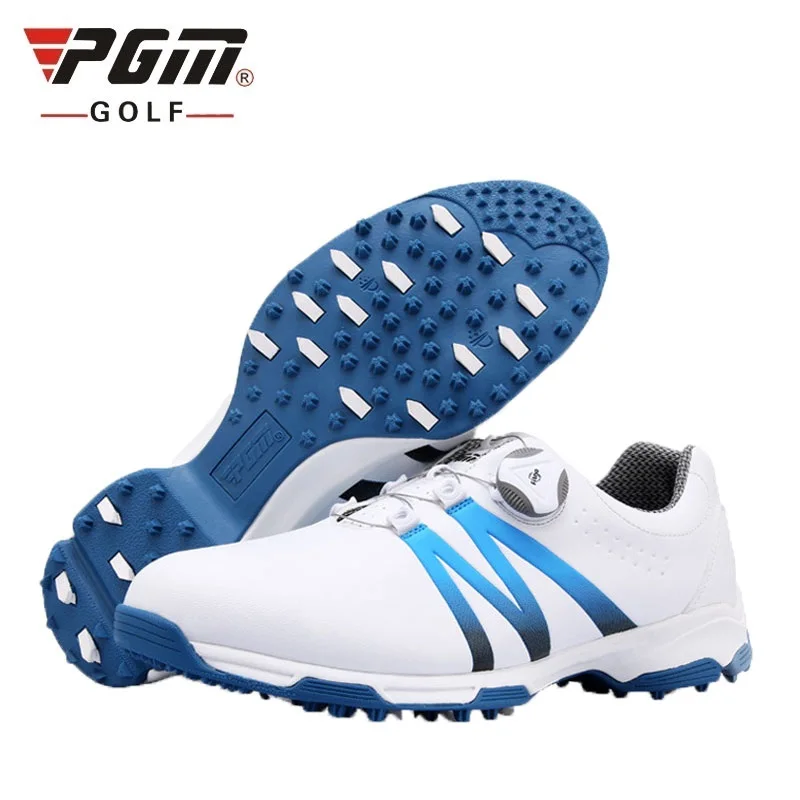 Bola de Golfe Sapatos à Prova Tênis de Golfe Homem Autêntico Dnon Água Antiderrapante Spikes Unhas Anti-skid Traning Sapatos Atléticos D0469 Pgm
