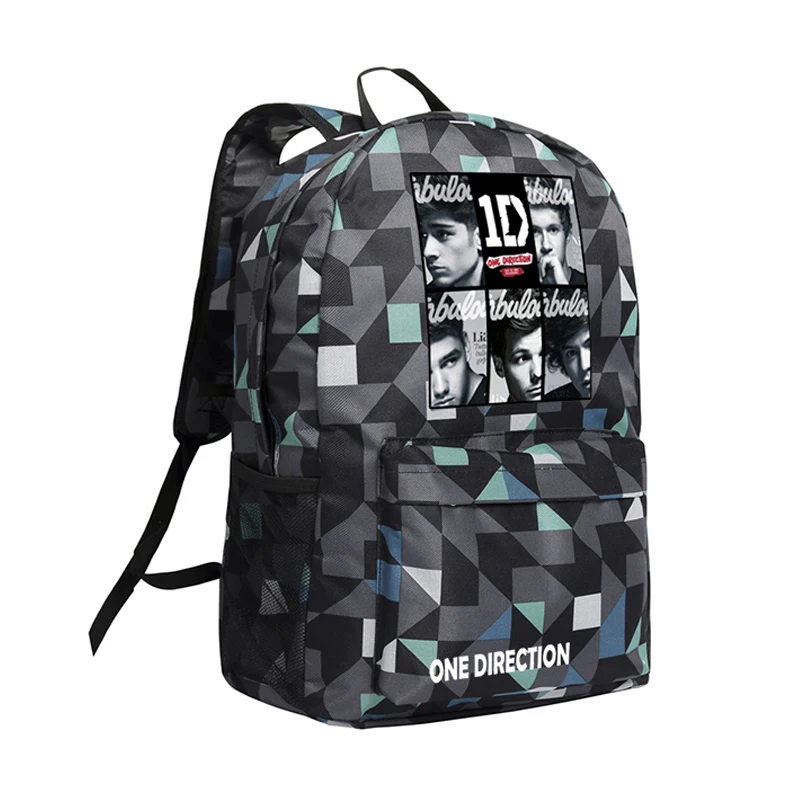

Zshop What Makes You Beautiful Boy's Backpack One Direction Daypack Fashion Famous Singer 1D Backpack Cool High School Bag
