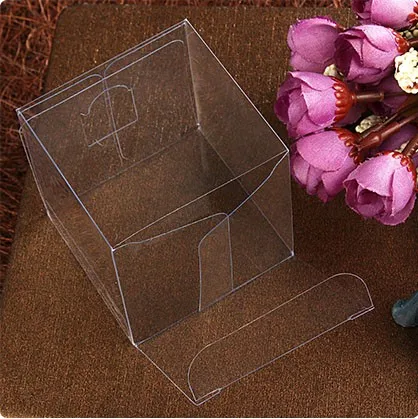 20 штук 6*6*6 см Прозрачные водонепроницаемые pvc коробки для упаковки Малый пластиковая прозрачная коробка для хранения продуктов питания/