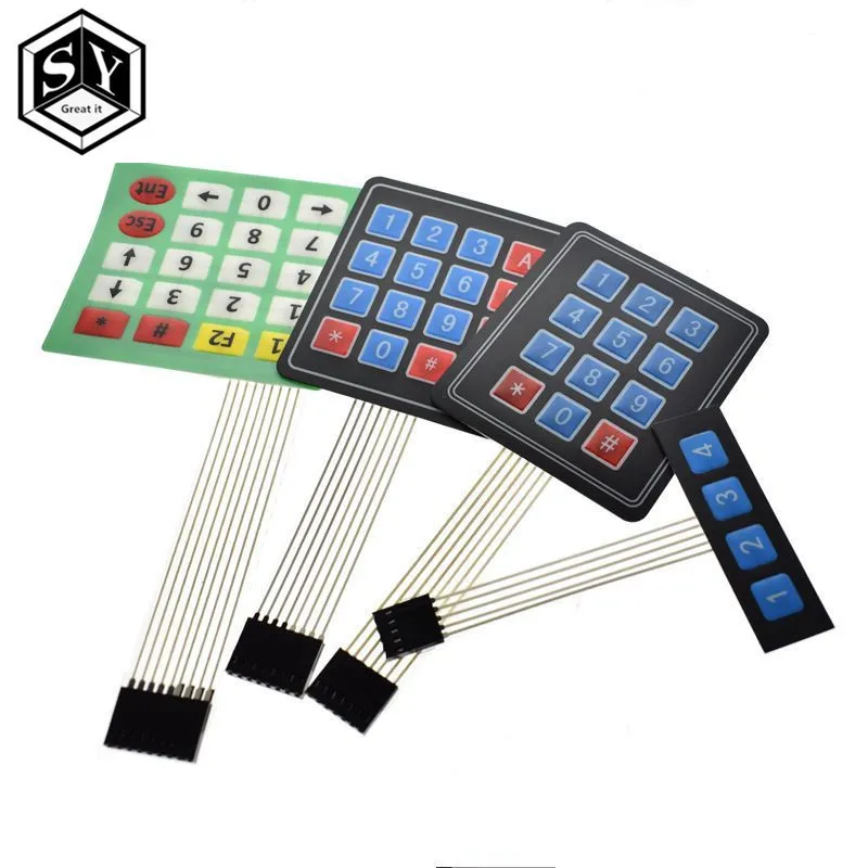 

1PCS Great IT 1 x 4 4X4 Matrix Array Matrix keyboard 4 12 16 20 Key 3 x 4 4x5 for arduino