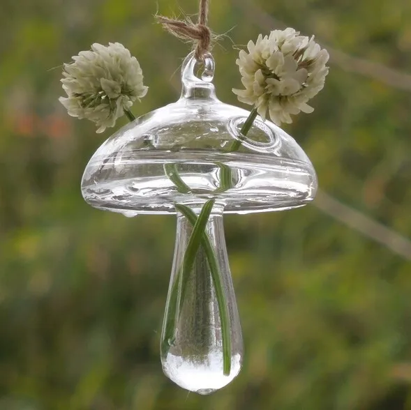 ; 8 шт./лот форма гриба стеклянный террариум ваза, домашний декор стеклянный цветочный горшок в подарок