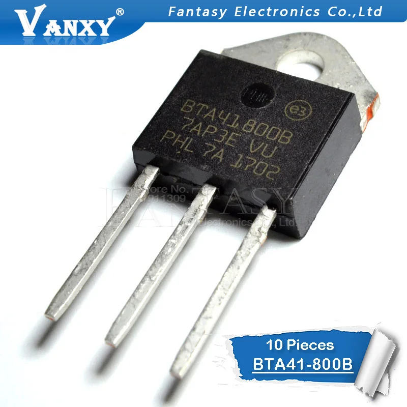 10PCS BTA41-800B TO3P BTA41-800 TO-3P 41-800B triac transistor