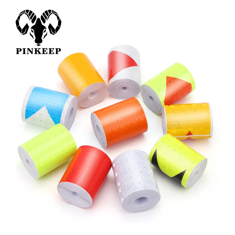 

5cmx3m Car Reflective Tape Reflective Bicycle Stickers Adhesive Tape Bicycle Decals for BMW Audi Honda Toyota Jeep Nissan Skoda