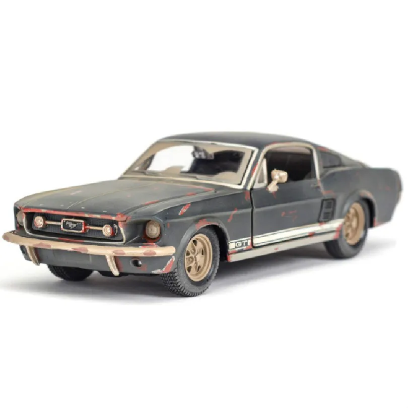 

1:24 1967 Ford Mustang GT The Old Version Alloy Car Model Diecast Metal Car For Kids Gift Toys Collection Free Shipping
