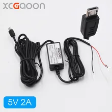XCGaoon 3,5 м автомобильное зарядное устройство DC преобразователь кабель Модуль В 12 В до В 5 в 2A с micro USB кабель(прямой) защита от низкого напряжения