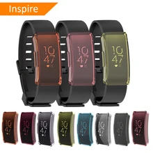 Soft Smart Watch Replacement TPU Case For Fitbit Inspire HR Full Cover Screen Protector For Fitbit Inspire HR Watch Accessories