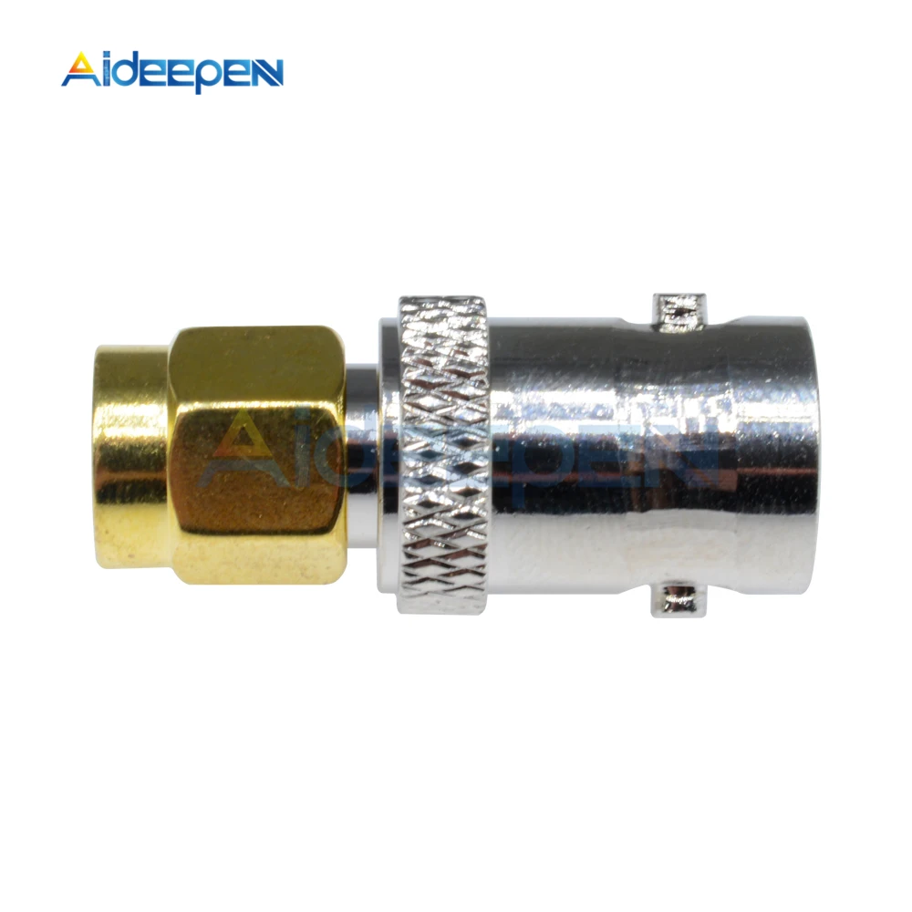SMA Male к BNC Female RF Coax Коаксиальный Plug M/F Radio переходник для антенного