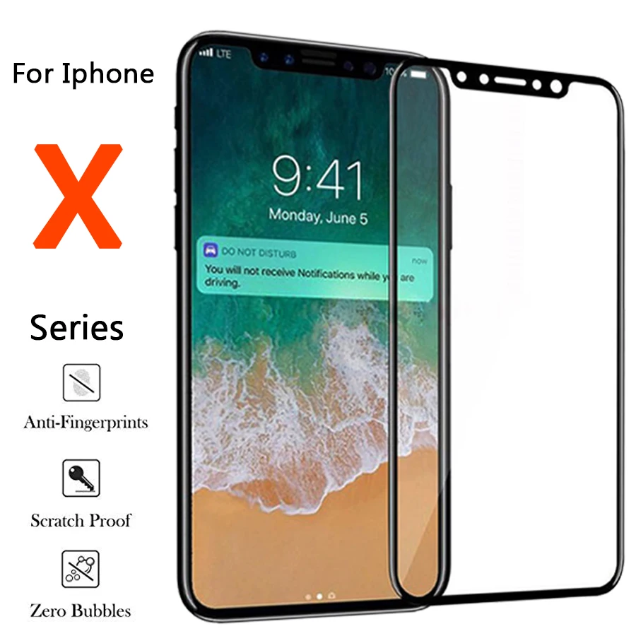 Защитное стекло для apple iphone x s xs max 10s 10 xmax | Мобильные телефоны и аксессуары