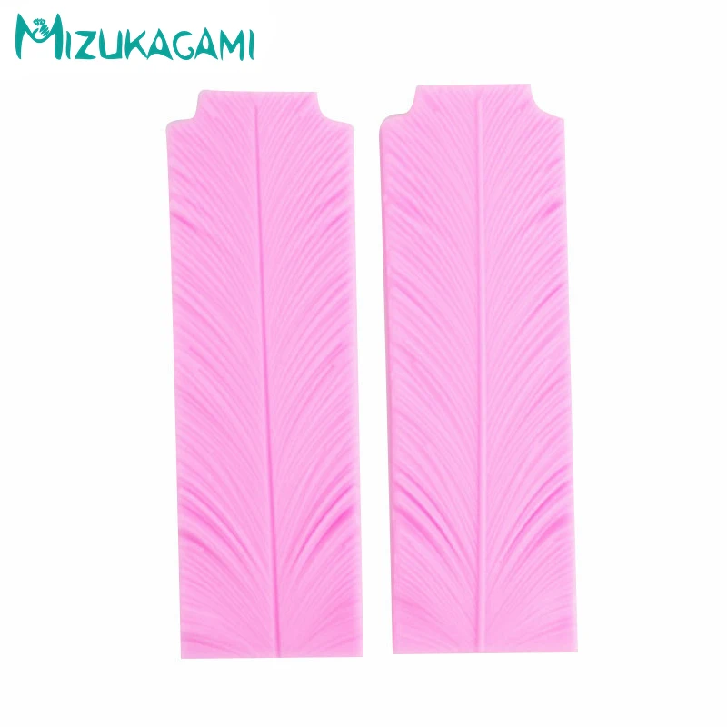 

Large Feather Shape DIY Clip Mold Chocolate Silicone Mold Cake Mold Fondant Cake Decoration Tools Kitchen Baking Tools MJ-01557