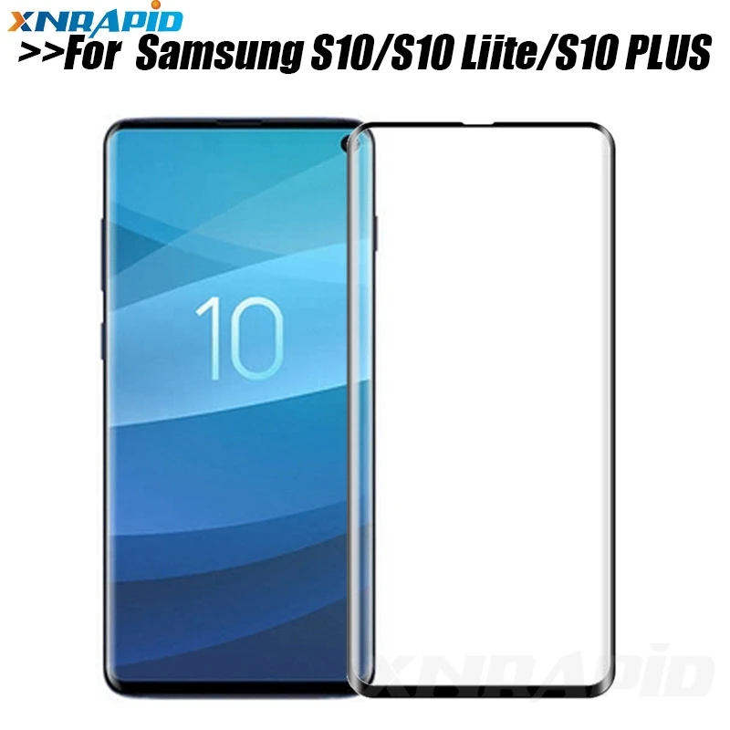 

3D Full glass cover For samsung galaxy S10 lite plus screen protector, suitable For galaxy s10lite S10 plus S10 glass