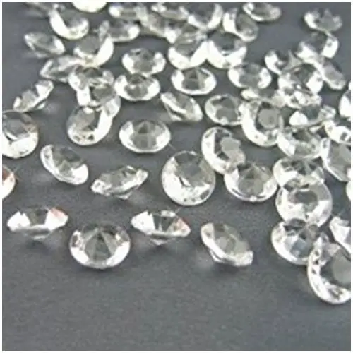

2000 Diamond Wedding Bridal Shower Party Decorations 1/3ct