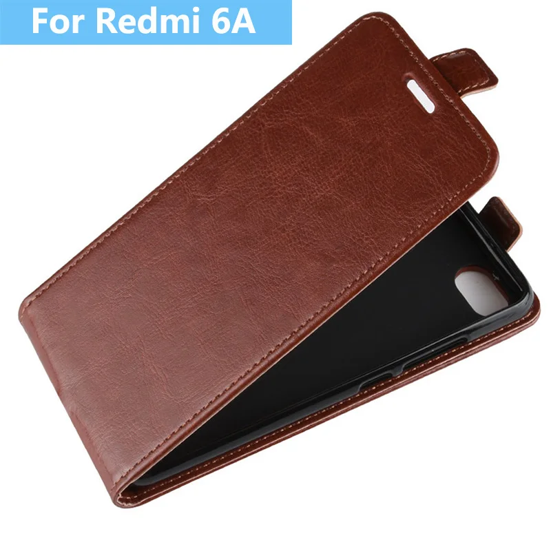 

New 2018 For Xiaomi Redmi 6A Case Flip Leather Case For Xiaomi Redmi 6A Vertical Cover With Card Holder For Xiaomi Redmi 6A