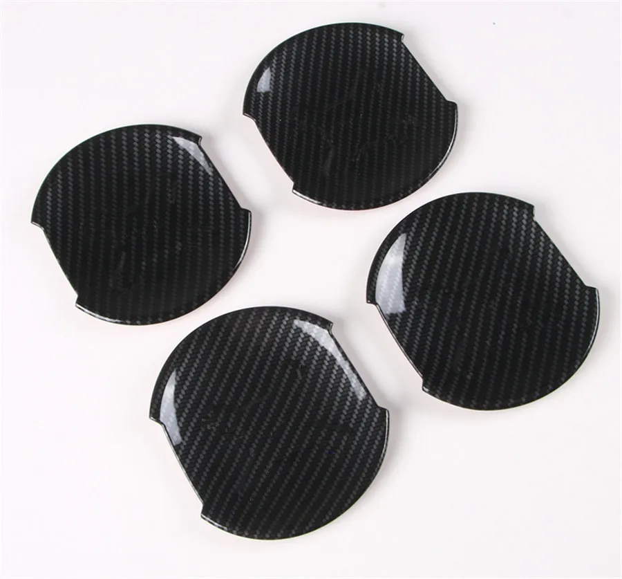 For Jeep Renegade 2015 2016 Carbon ABS Car Styling Exterior Door Handle Bowl Decoration Trim Sticker Cover 4Pcs/Set | Автомобили и