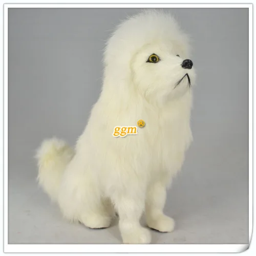 Poodle Dog simulation animal handicrafts home furnishings handmade a64 | Игрушки и хобби