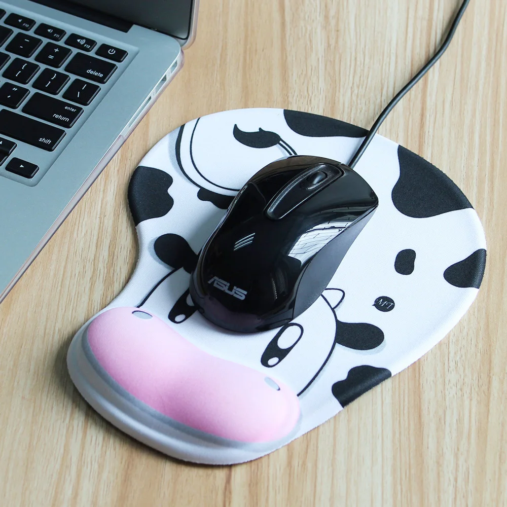 N-KPC1370_4_JONSNOW Gaming Mouse Pad with Wrist Rest Support Comfort Mice Mat Cow Non-flip Soft Mouse Pad Gamer for Computer PC Laptop