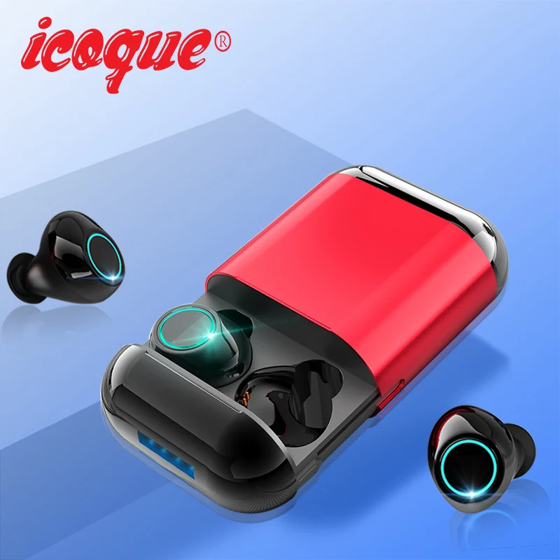 

Wireless Headphones Bluetooth Earphone TWS Earbuds 5.0 Charging Box Microphone Stereo Sport In-ear Earphones for Phone Headset