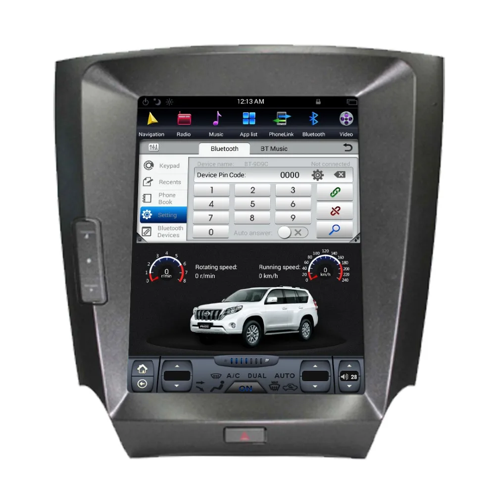 Cheap Tesla Style 12.1 Inch Android 6.0 Car Radio GPS Navigation DVD Player Headunit for Lexus IS 2004-2010 Autostereo Seat Heating 2