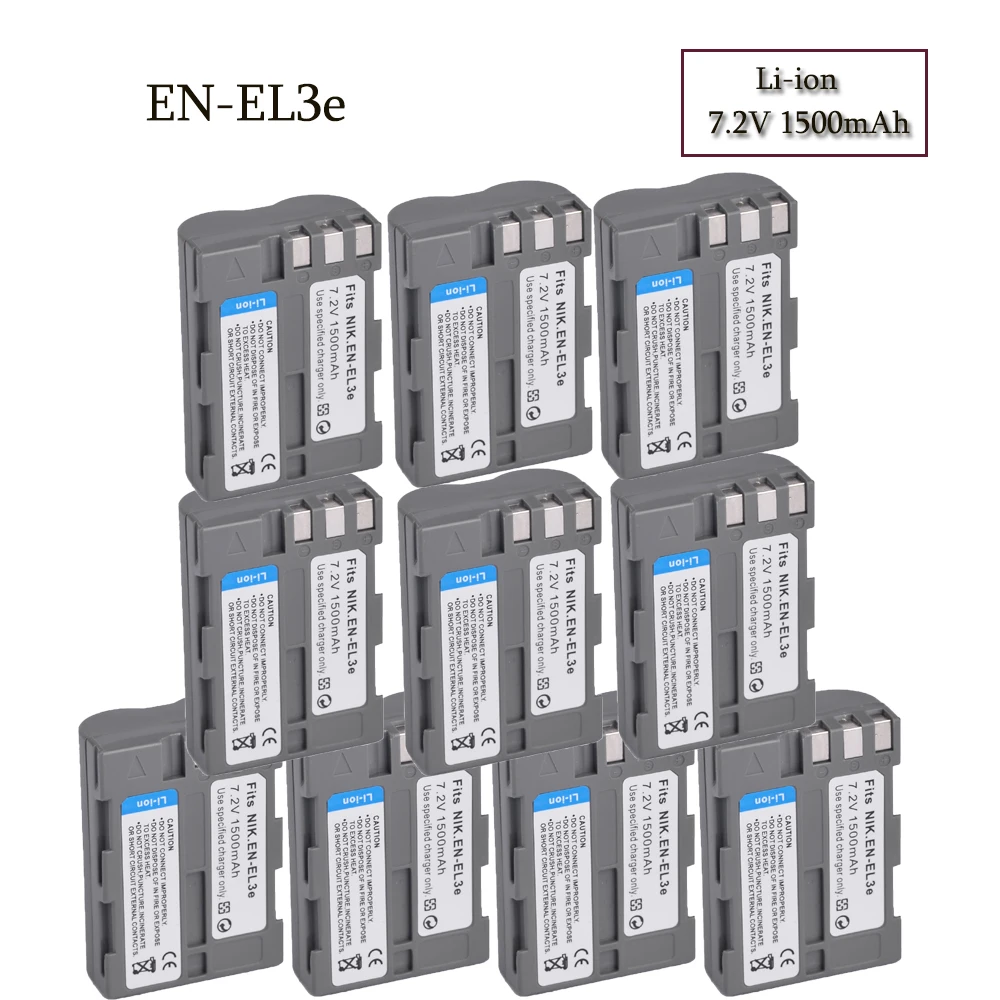 Wholesale High Quality 7.2V 1500mAh EN-EL3e D300 Camera Battery For NIKON DSLR D50, DSLR D70, DSLR D70s, DSLR D80, D90, Wholesale High Quality 7.2V 1500mAh EN-EL3e D300 Camera Battery For NIKON DSLR D50, DSLR D70, DSLR D70s, DSLR D80, D90,
